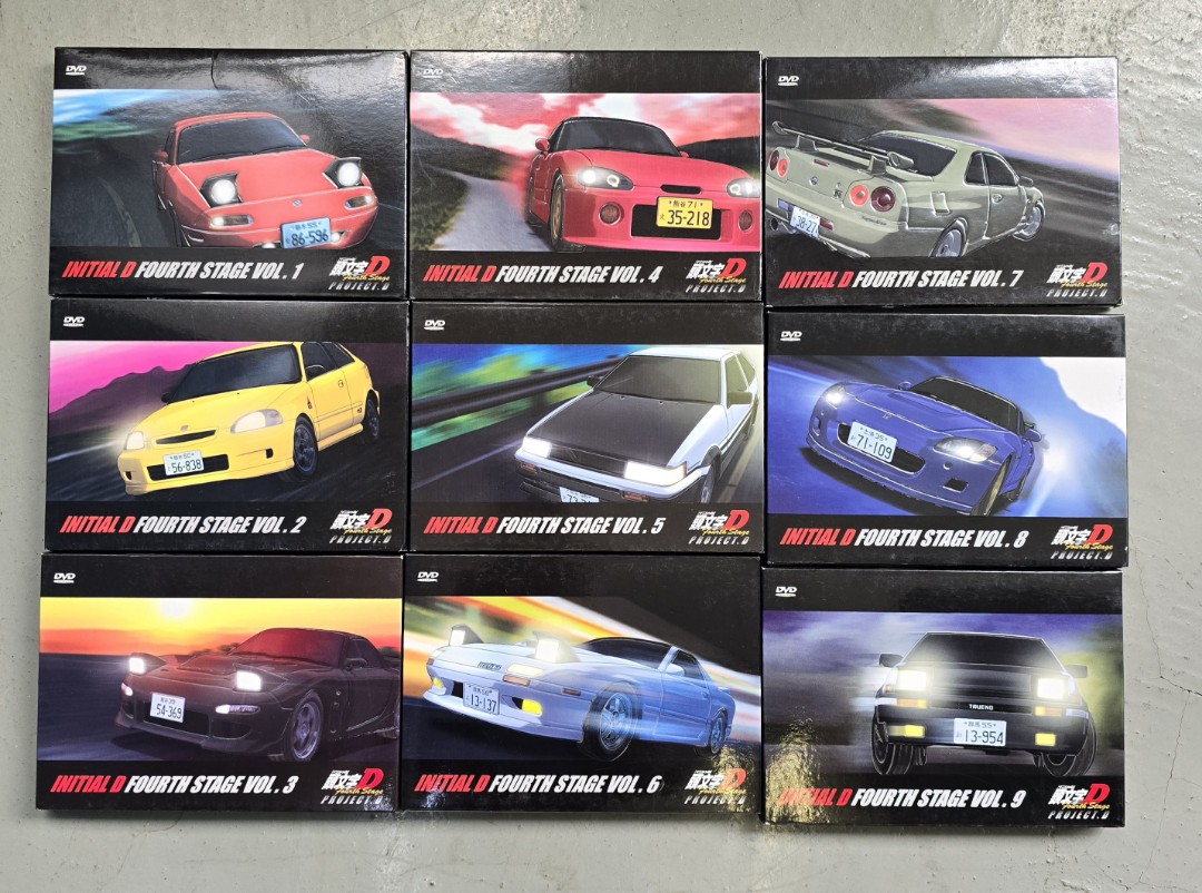 INITIAL D FOURTH STAGE （DVD SET) 頭文字D Fourth Stage PROJECT D 