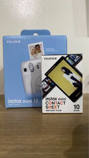 Instax Mini 12 with free 10 contact sheet