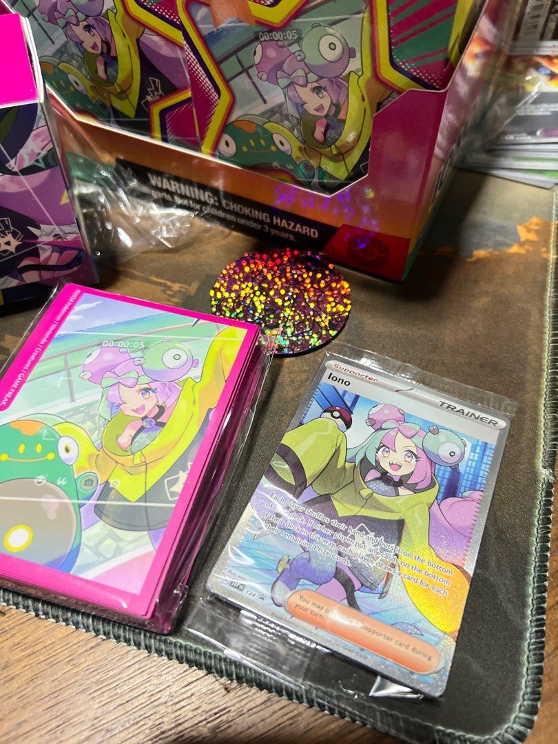 Iono SVP en 124 promo ナンジャモ　プレミアム IONO SVP 124 PSA 9 BLACK STAR PROMO FULL ART POKEMON CARD