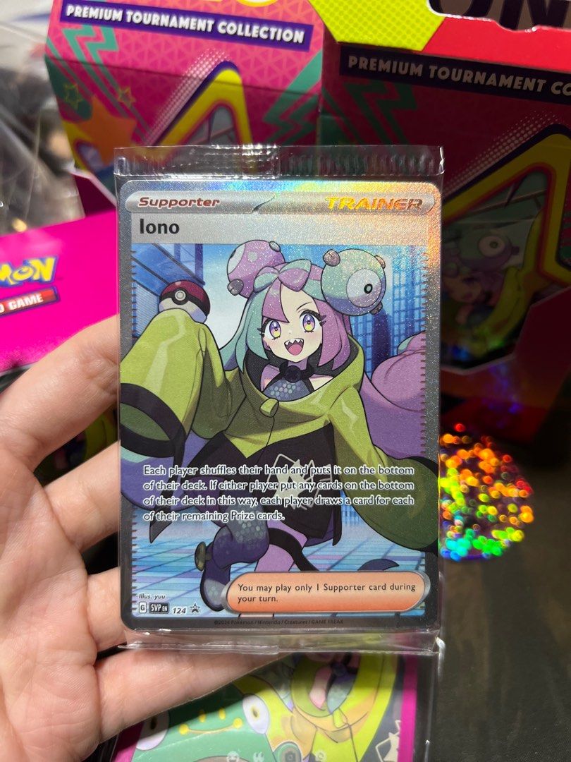 Iono SVP en 124 promo ナンジャモ　プレミアム IONO SVP 124 PSA 9 BLACK STAR PROMO FULL ART POKEMON CARD