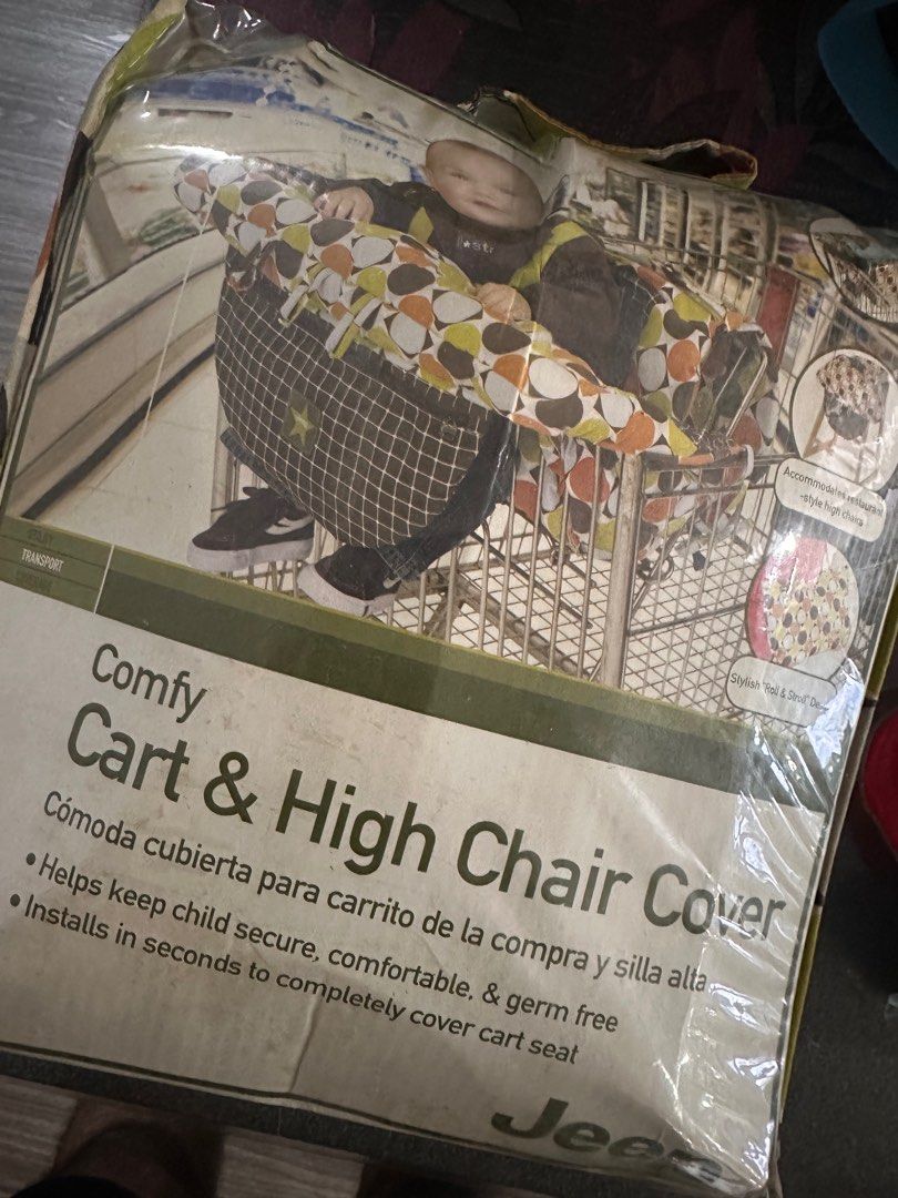 Jeep cart High Chair Cover Babies Kids Going Out Other Babies Going Out Needs on Carousell