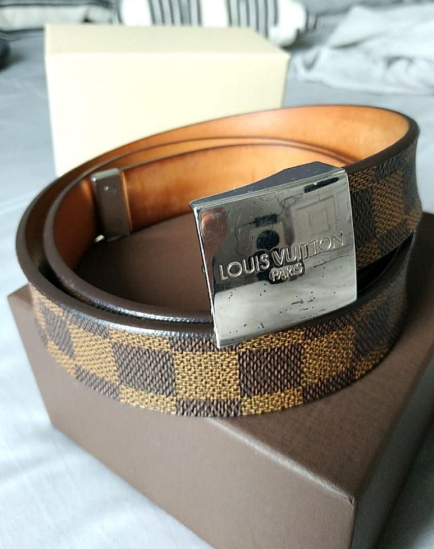 Louis Vuitton LV Men Belt for waist 28 33 Men s Fashion Watches Accessories Belts on Carousell