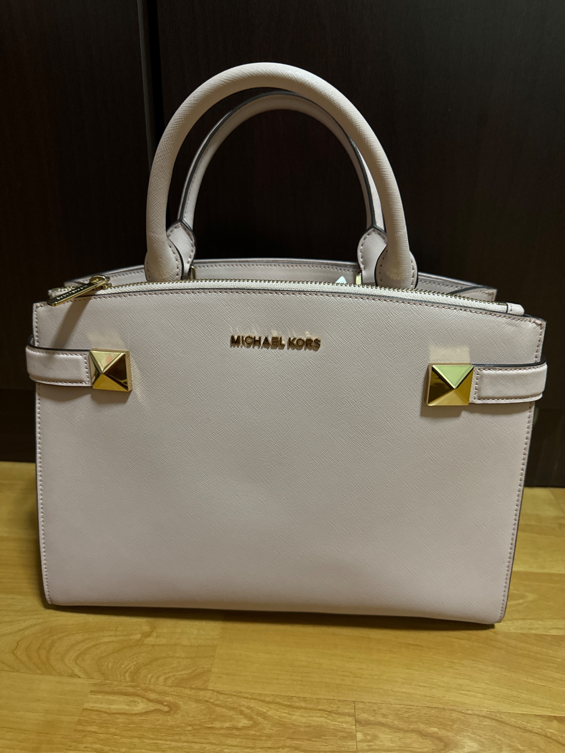 Michael Kors Karla Satchel in Blossom Luxury Bags Wallets on Carousell