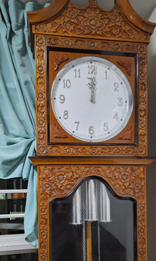 Moathe Moathe Grandfather Clock, Hobbies & Toys, Memorabilia & Collectibles ...