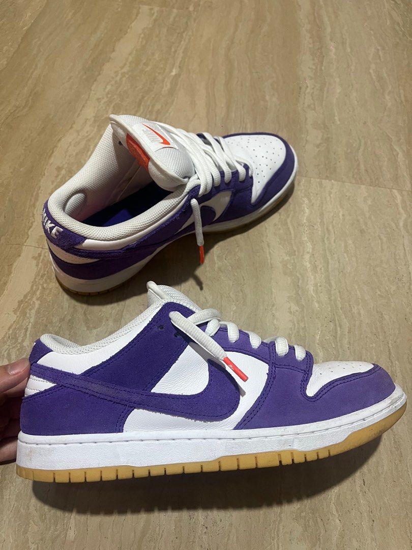 Nike Sb Dunk “Court Purple Gum” Orange Label, Men's Fashion