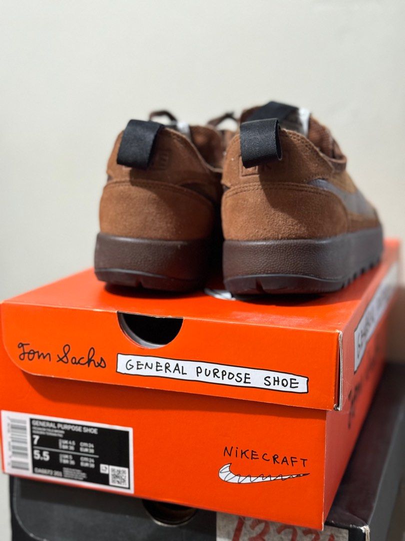 NIKE TOM SACHS GENERAL PURPOSE SHOE (Category: Sneakers) located in Manila. Submitted by rox2345 (Listing ID 1297072664, Image 2). Description: NIKE TOM SACHS GENERAL PURPOSE SHOE RFS: wrong size Size 7W US / 24cm Loc: Parañaque.