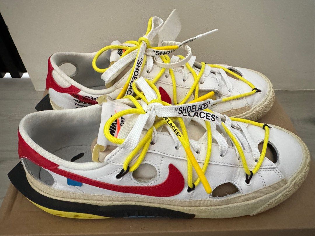 Nike X Off White Blazer low US10.5 Men s Fashion Footwear Sneakers on Carousell