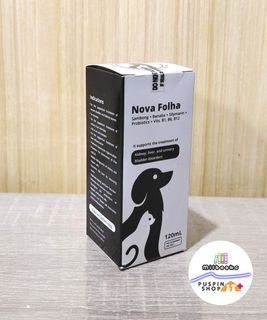 NOVA FOLHA 120mL for dogs and cats support for kidney, liver, urinary bladder disorders