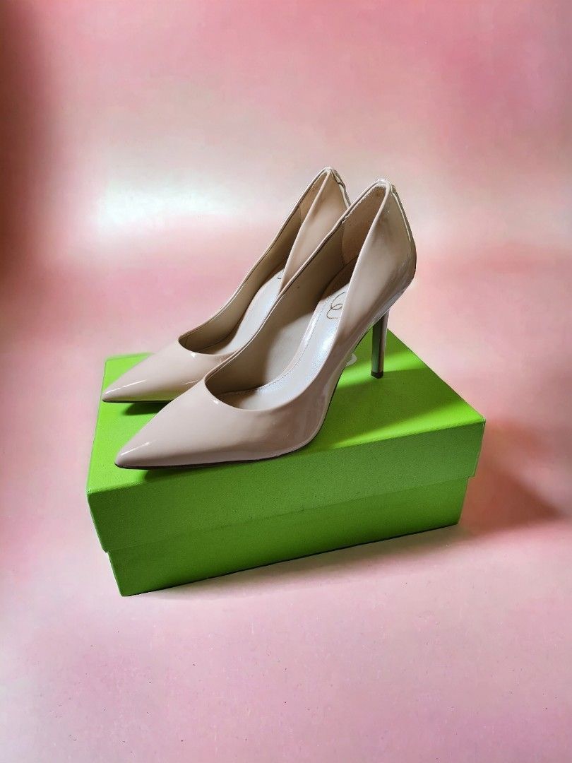 Nude beige heels Size 5.5 Women s Fashion Footwear Heels on Carousell