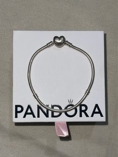Pandora Heart Clasp Snake Chain Bracelet
