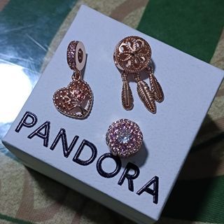 Pandora rosegold steady or dangle charm in stock rosegold