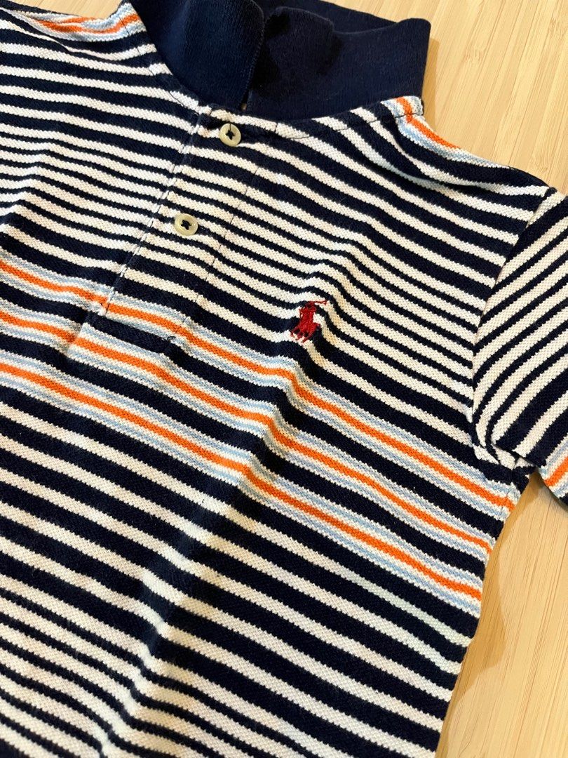 Polo Ralph Lauren striped polo 3T (Category: Babies & Kids Fashion) located in Las Pinas. Submitted by teep_mnl (Listing ID 1297134749, Image 2). Description: Looks new. Gently used. For 3 years old. Colors are still bright. .