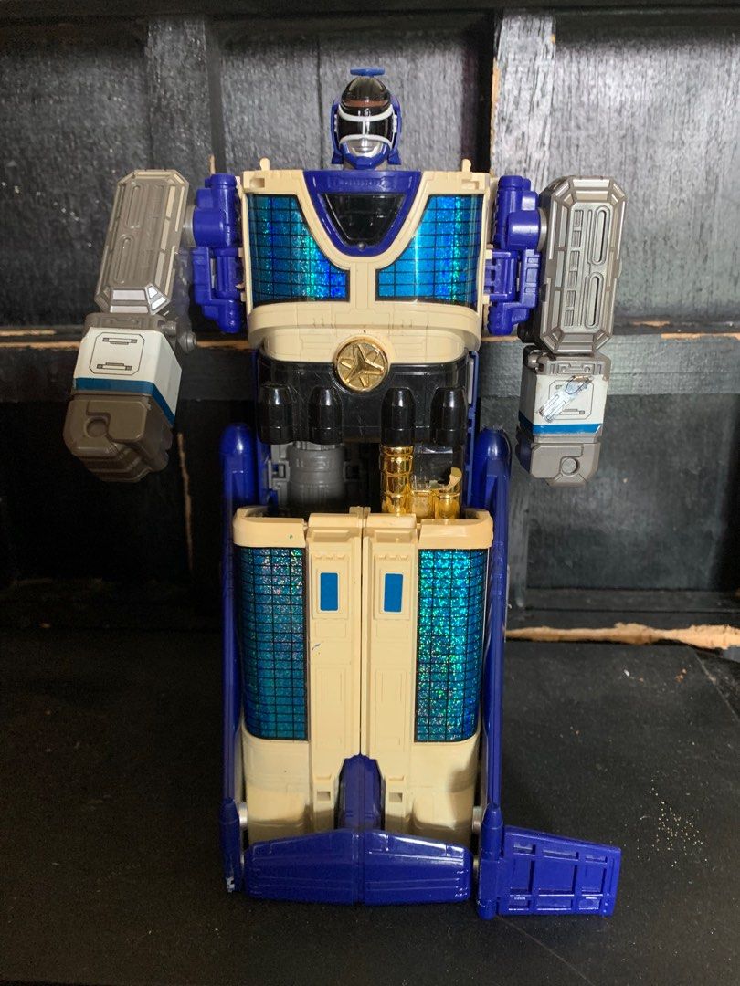Power Rangers Lightspeed Rescue GoGoFive DX Green Megazord, Bandai = - Jeux & Jouets