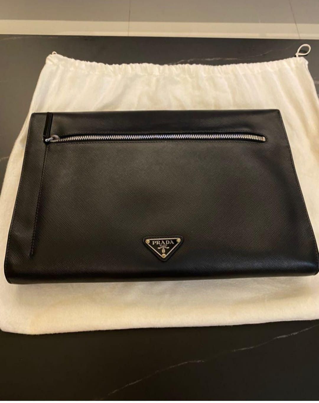 Prada Document Portfolio Bag authentic with receipt