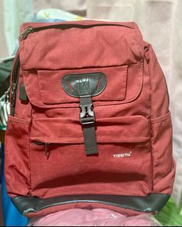 Preloved Dark Red Tigernu Laptop Backpack