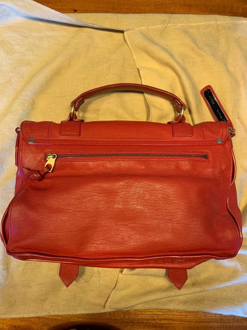 Proenza Schouler 1 (Category: Luxury Bags & Wallets) located in Paranaque City. Submitted by huncho.haul (Listing ID 1297070304, Image 2). Description: Proenza Schouler 1 - Medium in Red Inclusion: Dust Bag/Receipt Purchased in Los Angeles, California Condition: Good Condition, Rarely Used.