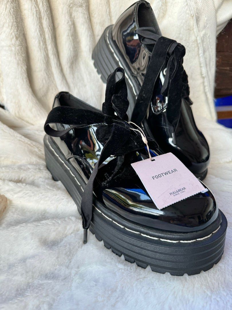 Pull and bear platform shoes hot sale