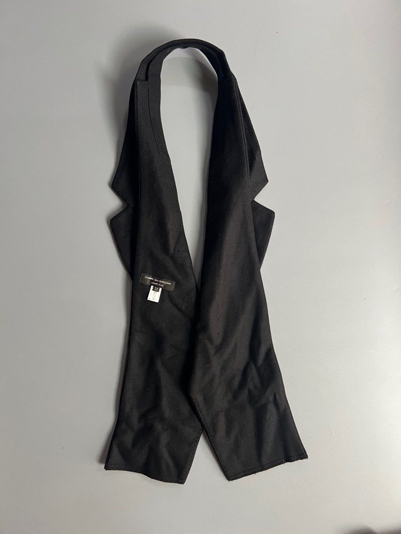 Comme Des Garcon Homme Plus Wool Shawl Lapel Suiting Scarf Luxury Apparel on Carousell