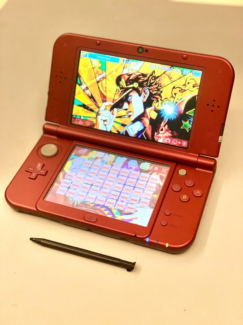 RARE NEW NINTENDO 3DS XL - RED (IPS Screen) COMES WITH 40 GAMES, Video  Gaming, Video Game Consoles, Nintendo on Carousell