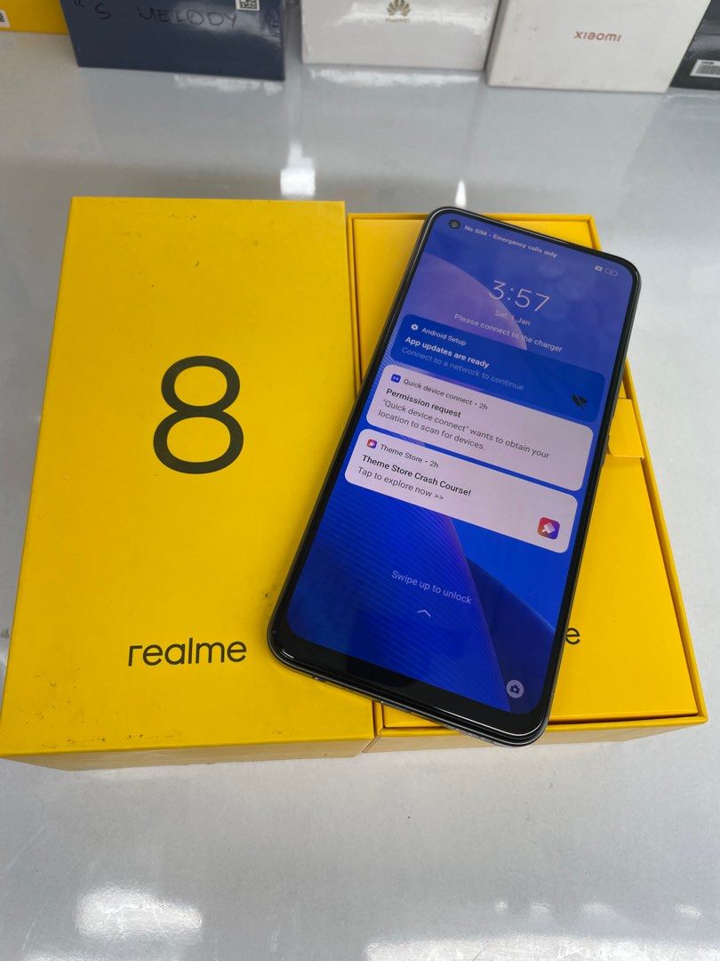 Realme 8 128gb 8g ram (Category: Realme) located in San Juan City. Submitted by tanexsulla42 (Listing ID 1297153087, Image 2). Description: We accept trade in Credit card / Home Credit Shipping Meet ups / Delivery Fb page: Ashley & Lyn.
