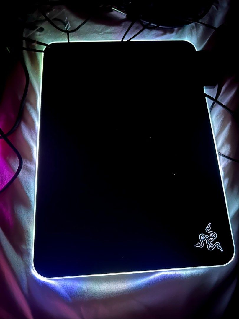 RUSH SALE! RAZER FIREFLY V2 HARD SURFACE GAMING MOUSE PAD (Category: Mouse & Mousepads) located in Pasay City. Submitted by mariacienna (Listing ID 1297128903, Image 1). Description: - may stains lang po (refer to the pic) *doesn’t affect its performance naman* - box misplaced already - working in good condition - bought this for P3495 @ datablitz last 2021 .