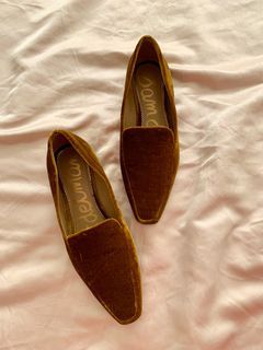 Sam Edelman Velvet Loafers - Women Size 6.5
