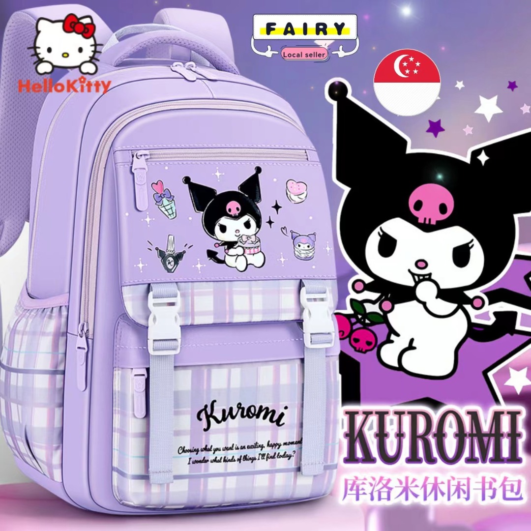 Sanrio Kuromi Cinnamoroll School Bag Kids Children Student