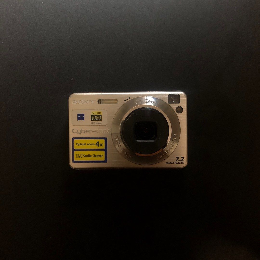 SONY CYBERSHOT DSC W110 | DIGICAM (Category: Cameras) located in Bulacan. Submitted by mothmothshop (Listing ID 1297221998, Image 1). Description: SONY CYBERSHOT DSC W110 (SILVER) Cosmetics 8.8/10 7 Megapixels CCD sensor 4x Optical zoom ISO 100-3200 Flash is working Zoom is working Inclusions: Camera Battery 4GB memory stick Sony charger Issue: Very tiny red dot on LCD *no effect on output (check last slide) 🕯️.