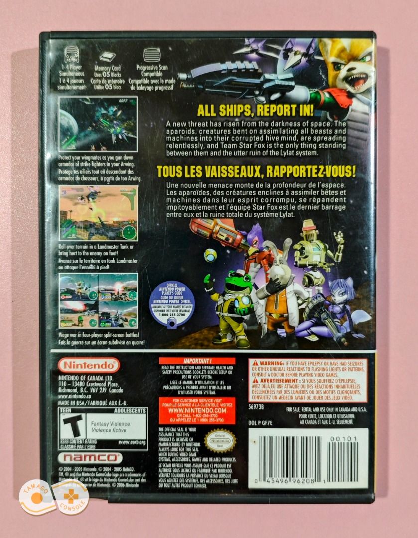 Star Fox Assault - [GameCube Game] [NTSC / ENGLISH Language] (Category: Nintendo) located in Santa Rosa. Submitted by TamagoConsoles (Listing ID 1297165955, Image 2). Description: Star Fox Assault - [GameCube Game] [NTSC / ENGLISH Language] Includes: - Case - Game Disc - Manual Another high quality item sold by Tamago Consoles. All our items are listed with great care. We take pride in offering accurate listings, so that buyers receive what is ex