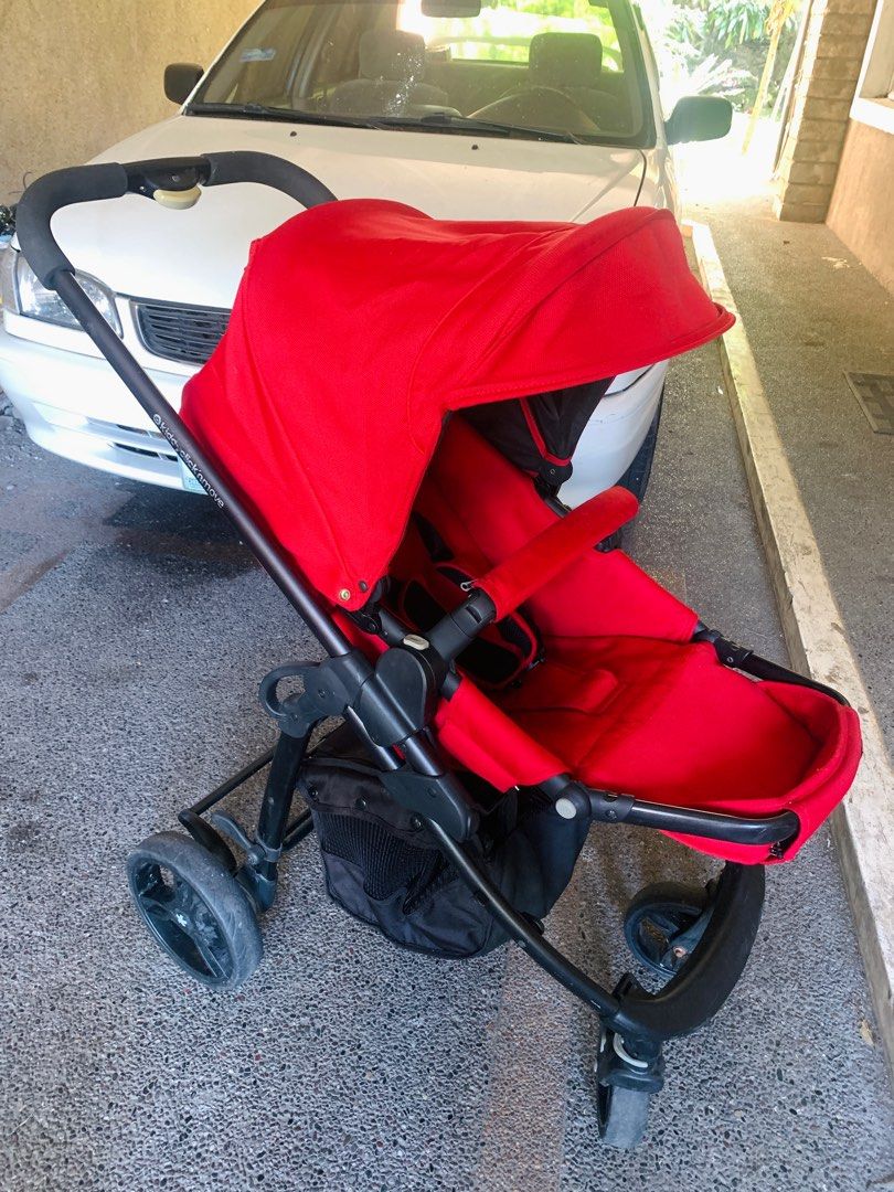 Baby Stroller up to kid (Category: Strollers) located in Quezon City. Submitted by _thegaragesale (Listing ID 1297210713, Image 3). Description: Features & details This stroller has an adjustable handle (approx. 33in-46in) and has a reversible seat unit for front and rear facing. Adjustable 5-point harness with comfortable belt padding includes 3D mesh material that prevents from sweating and ensures maximum safety. Bumper bar can be easily remov