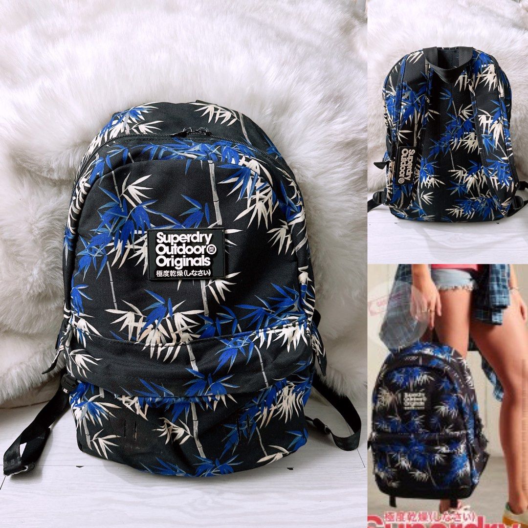 Superdry palm trees backpack (Category: Backpacks) located in Pasig City. Submitted by trendapparelph (Listing ID 1297105286, Image 1). Description: Shipping fee: Metro Manila Php 150.00 Provincial Php 200.00.
