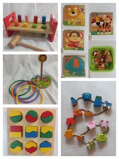 Take all wooden montessori toys
