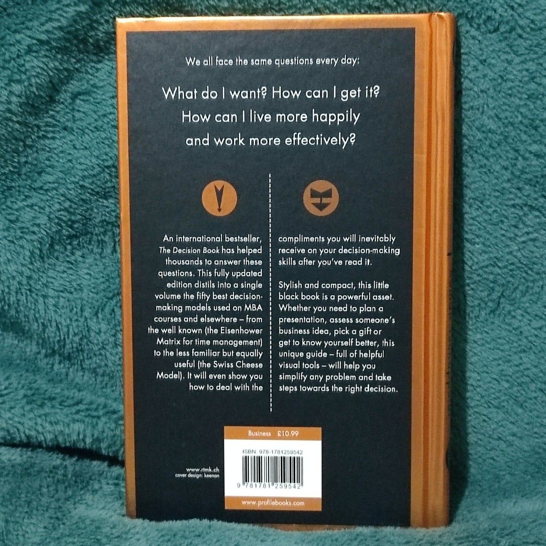 The Decision Book (Category: Storybooks) located in Las Pinas. Submitted by just_declutterings (Listing ID 1297204639, Image 2). Description: hi! im selling this book for 500 pesos. Bought this book for 750 pesos. It is in good condition :) RFS: Decluttering.