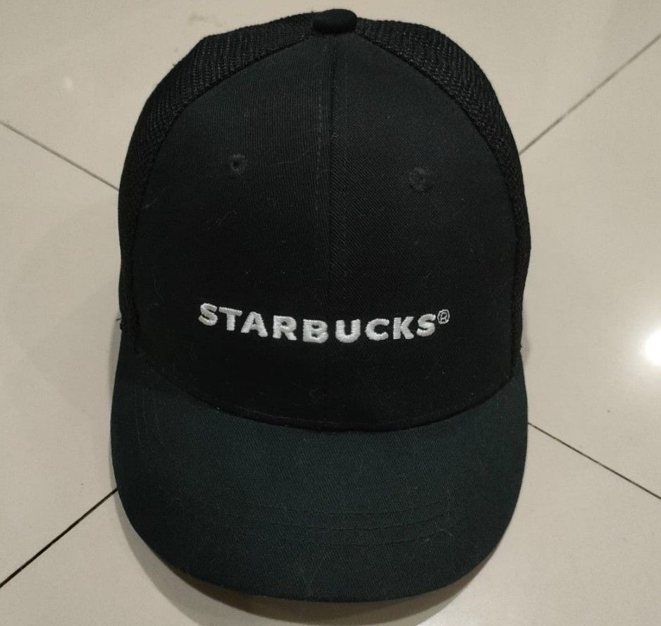 Starbucks Visor Hat Topi Starbucks Visor Pendek, Fesyen Pria