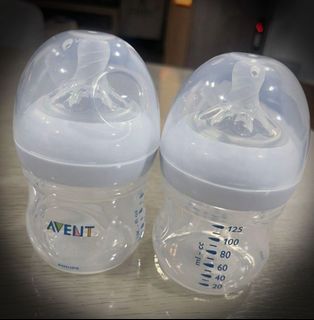 Twin pk. Avent 4oz clear