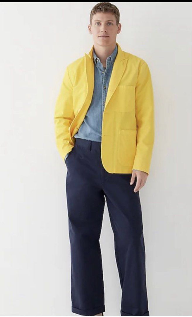 Uniqlo cotton blazer discount