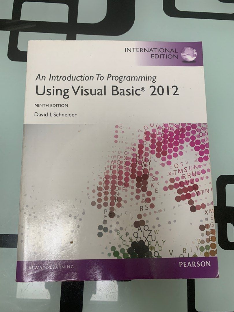Visual basic programming （分類：教科書）位於 Hong Kong。 由 umouse 提交（商品編號 1297221035，圖片 1）。簡介： 。