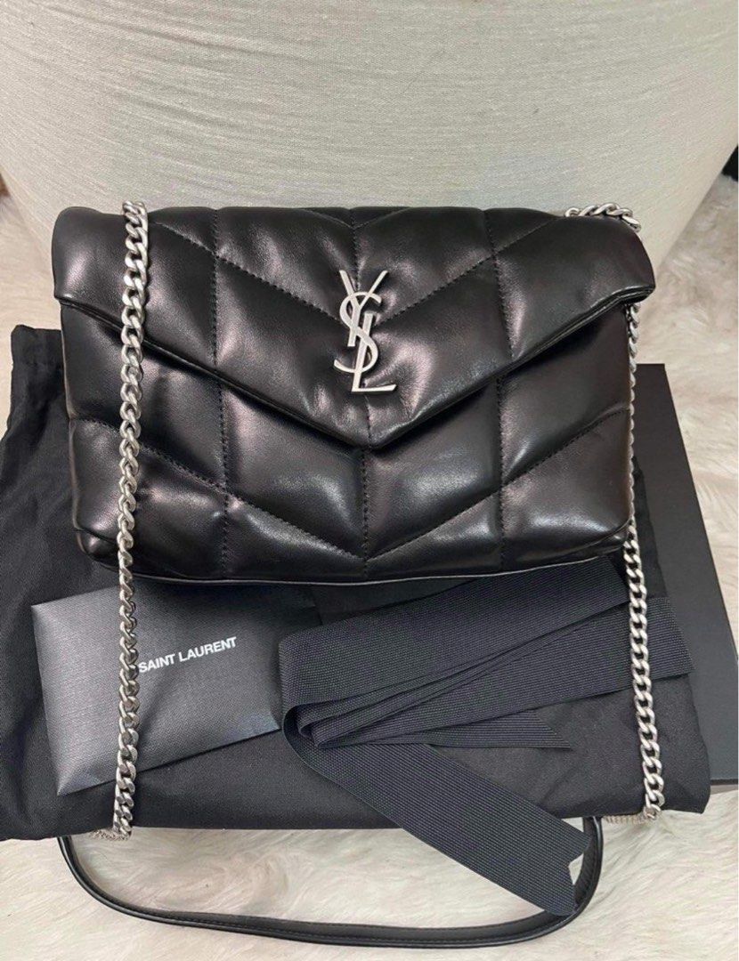 YSL Lou Lou Puffer Toy (Category: Luxury Bags & Wallets) located in Taguig. Submitted by great.deals21 (Listing ID 1297198812, Image 1). Description: Authentic. Comes with paper bag, box, ribbon, receipt cards Bought in Hawaii.