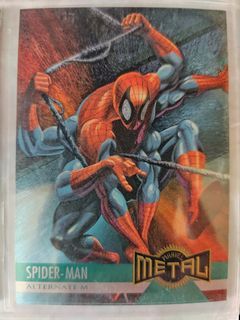 1995 Fleer Marvel Metal Alternate M Spider-Man