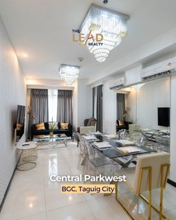3 BR Unit with Parking For Sale or For Lease in Central Park West, near MITSUKOSHI BGC