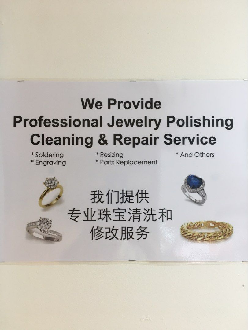 50 years jewellery clean repair plate gold silver white gold