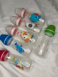 6pcs Fisherprice and Sesame Street Baby Bottles BFA FREE Made in Thailand