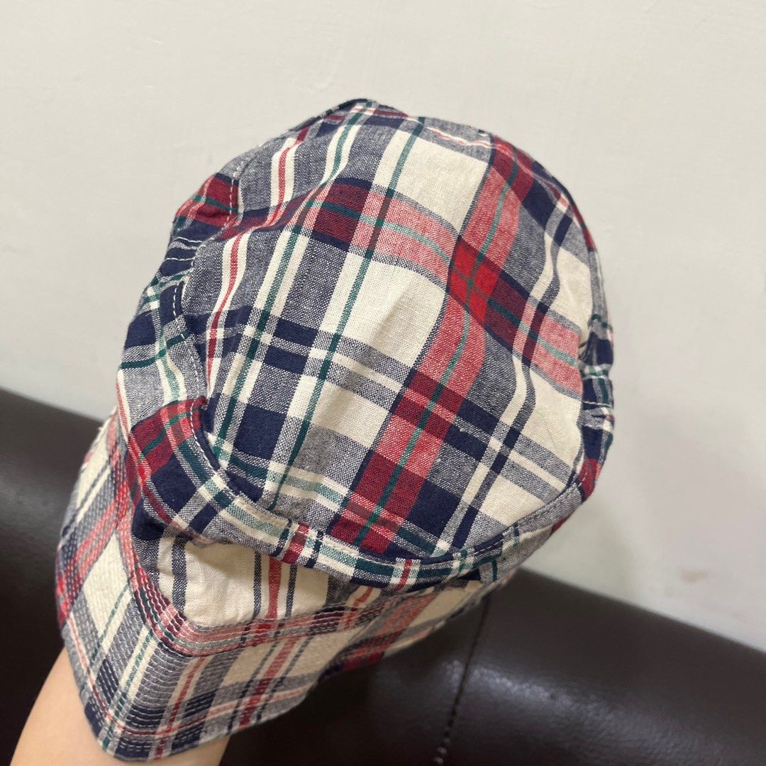 日本 infielder design 棉麻 格紋 漁夫帽 遮陽帽 帽子 日本製 照片瀏覽 9