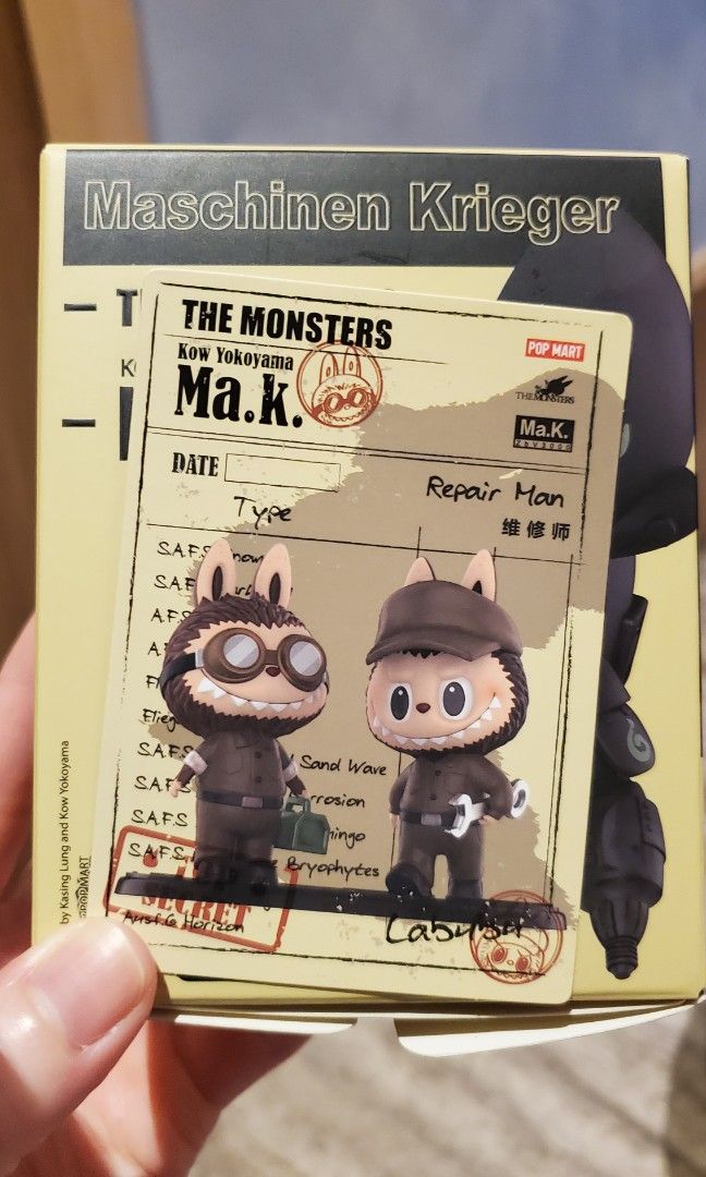 🦾 Pop Mart 盲盒Labubu The Monsters x 橫山宏Ma. K.系列Secret