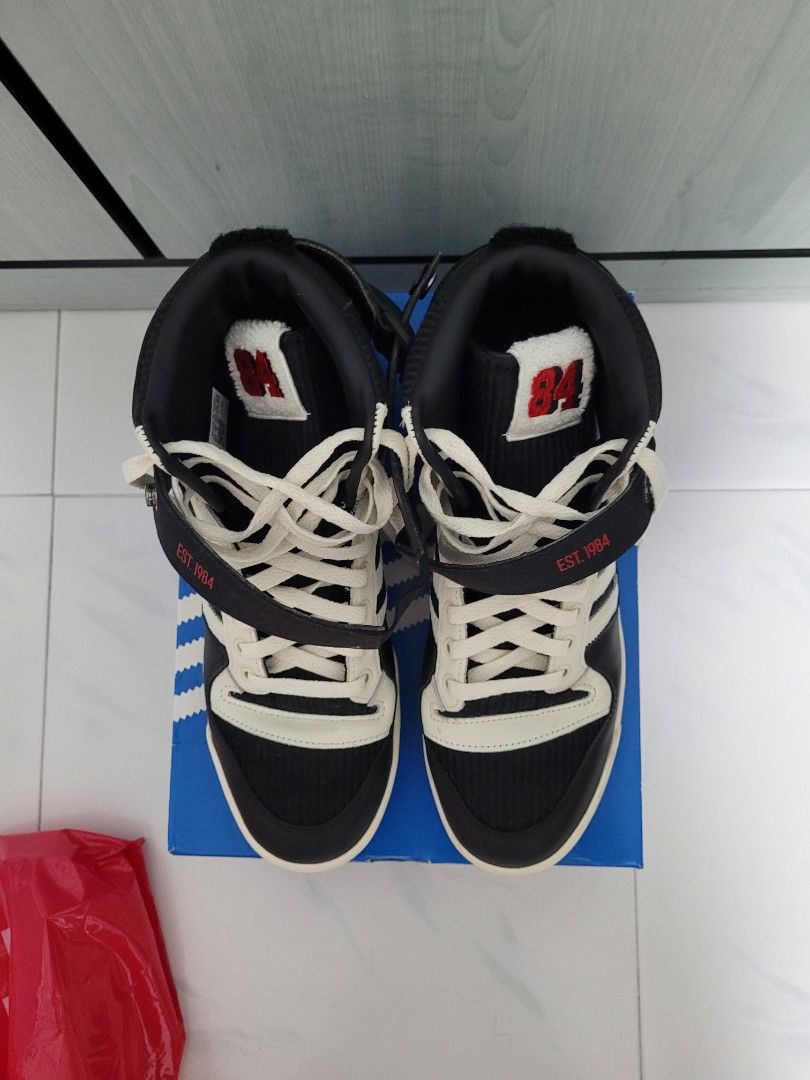 adidas forum 84 high black and white