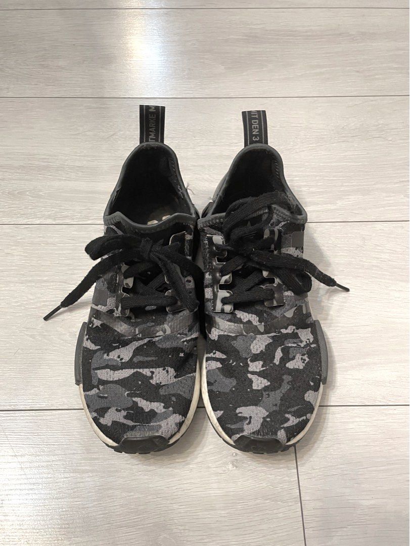 Originals nmd r1  men's grey/grey/black top