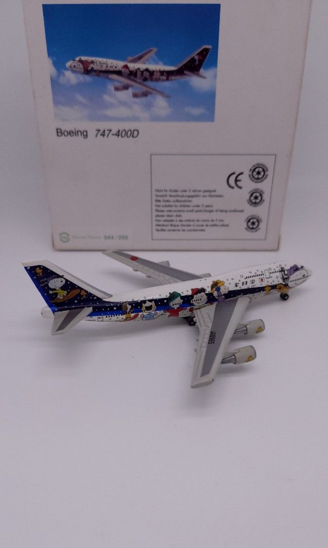 飛機模型ANA 全日空Boeing 747-400D Snoopy, 興趣及遊戲, 收藏品及 
