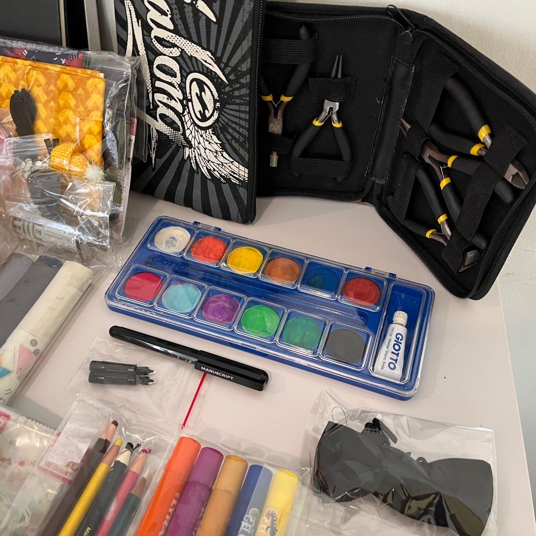 Assorted Craft Supplies Bundle, Hobbies & Toys, Stationery & Craft ...