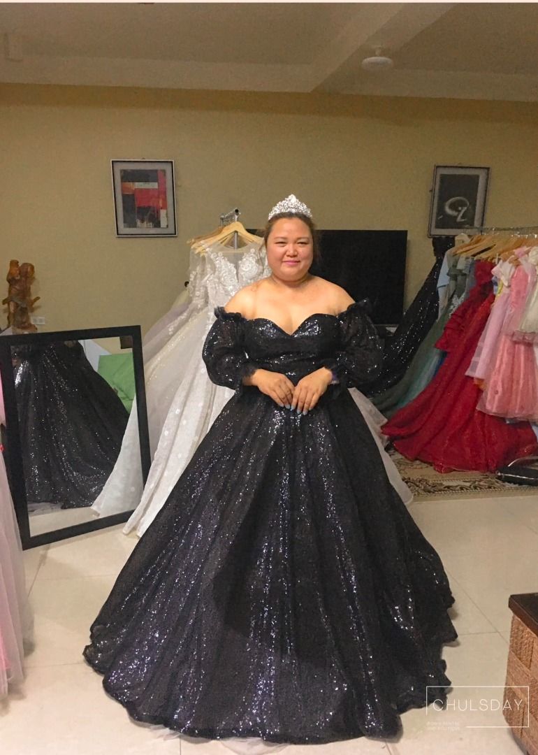 Black gown for debut cheap