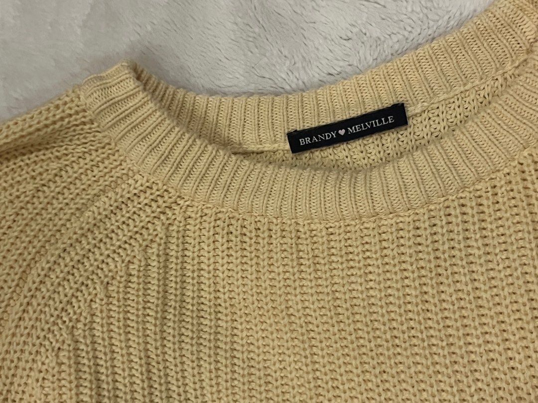 Brandy melville yellow sweater cheap